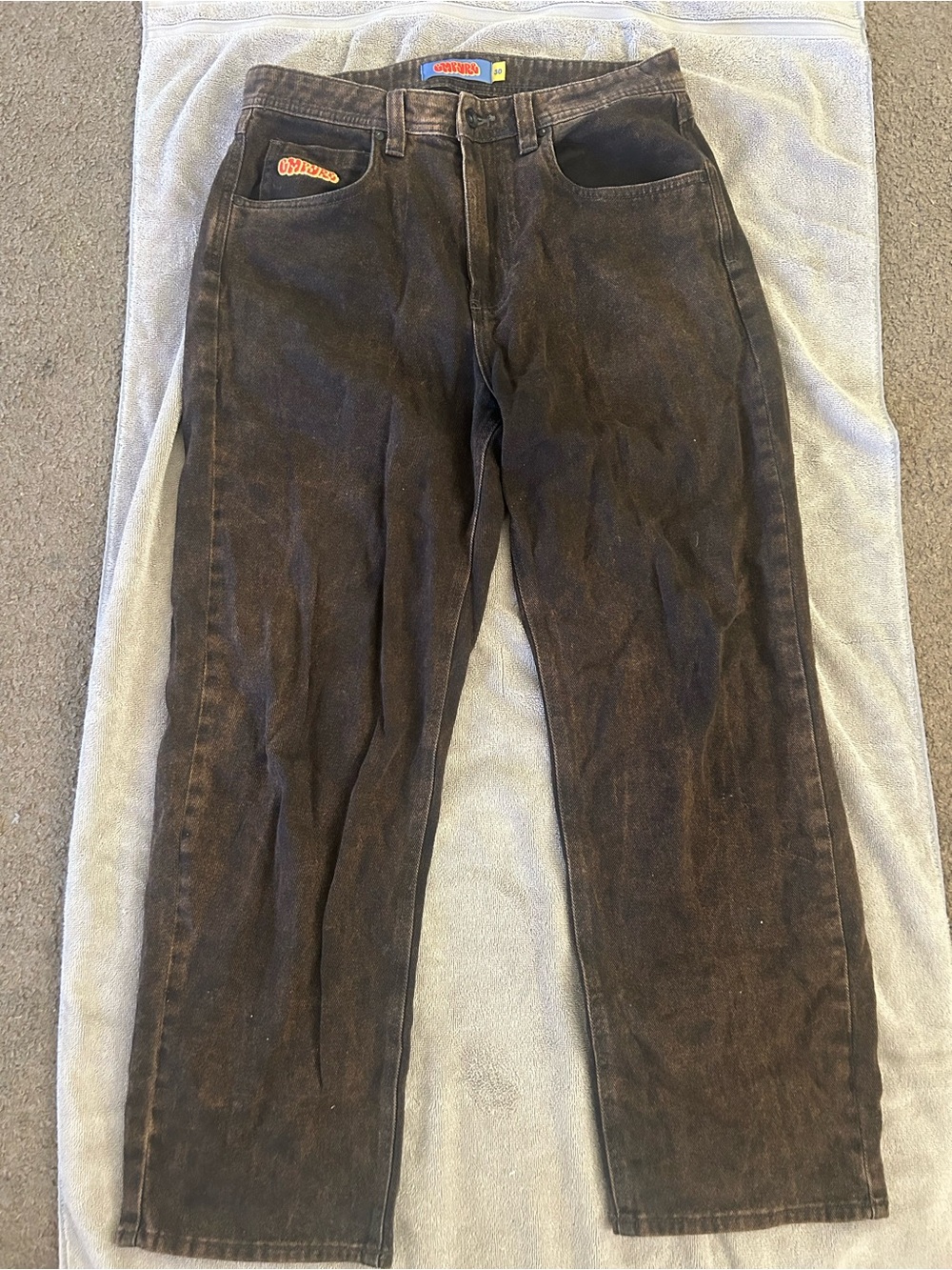 OshKosh B'gosh Brown Corduroy Jeans with Contrast Label